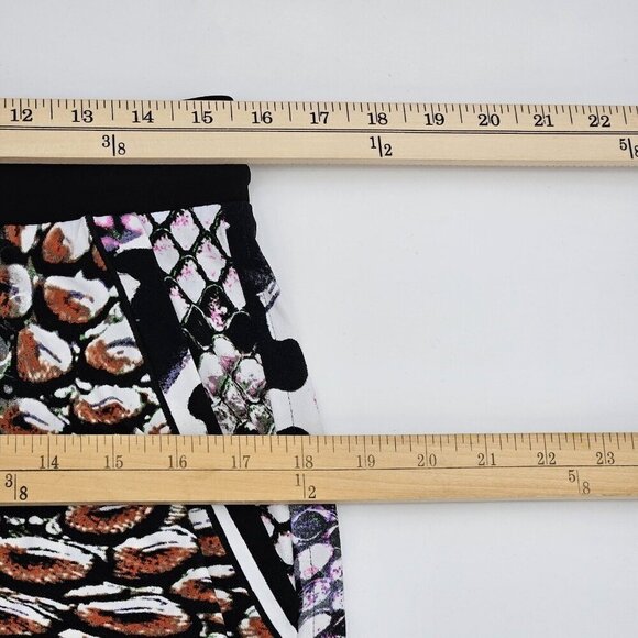 Eva Varro Mixed Animal Print Jogger Pants Multicolor Women’s Size M Preppy Artsy - Picture 6 of 8